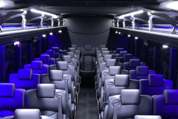 Jupiter Charter Bus Interior