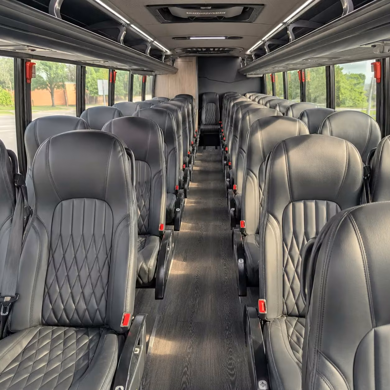 25 passenger minibus interior