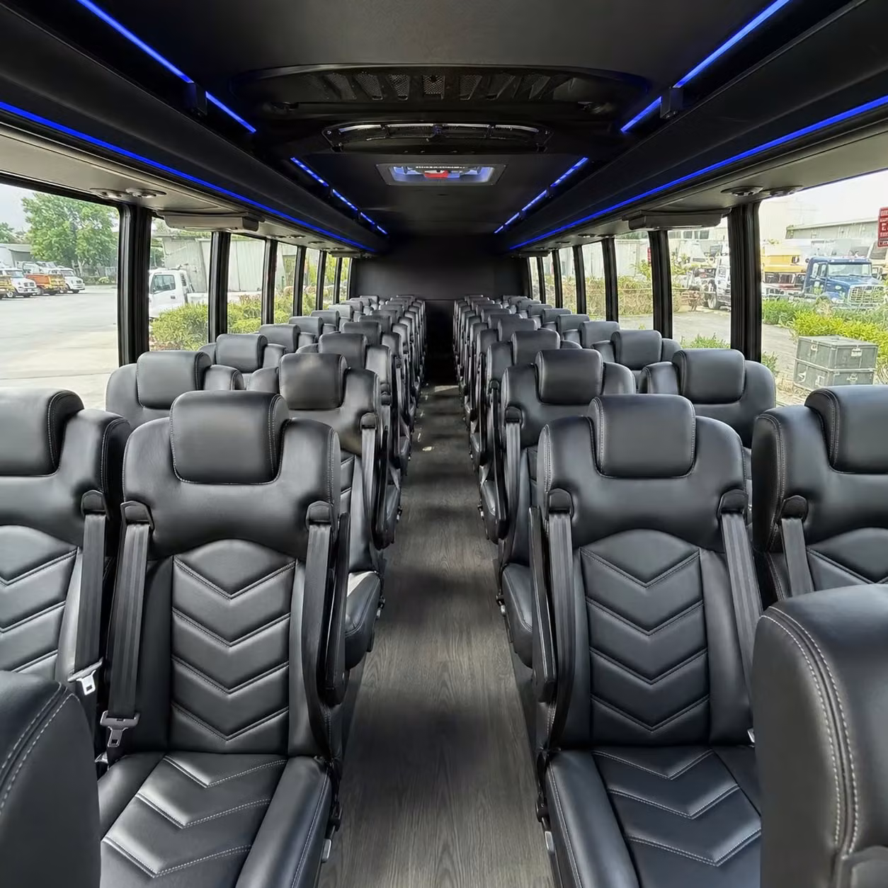 35 passenger minibus inside