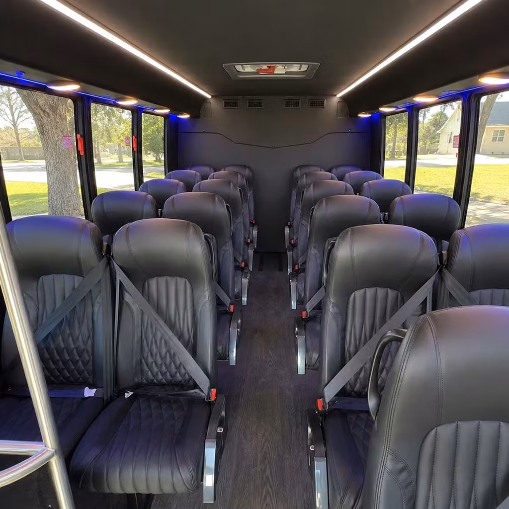 35 passenger minibus interior